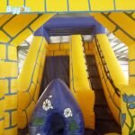 Yard Commercial Pvc Inflatable Trampoline Jumper Bounce House Bouncy Castle With Slide - 4