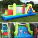 Yard Giant Inflatable Obstacle Course Large Climbing Wall Slide Super Combo Bounce House 6 In 1 With Blower Bouncer - 5