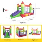 Yard Inflatable Bouncer Trampoline Castle With Slide Games Jumping House Bounce For Kids Party Ship By Express - 2