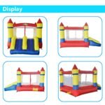 Yard Pvc Inflatable Trampolines Bouncy Castle Children Safe Smooth With Blower Dual Slides Bounce House - 2
