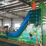 Yard Price Full Pvc Material Hot Selling Tropical Kids Inflatable Water Slide With Air Blower - 6