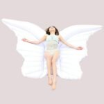 Yuyu 250cm Angel Wing Float Swimming Inflatable Ring Butterfly Pool Tube Summer Water Toy - 4