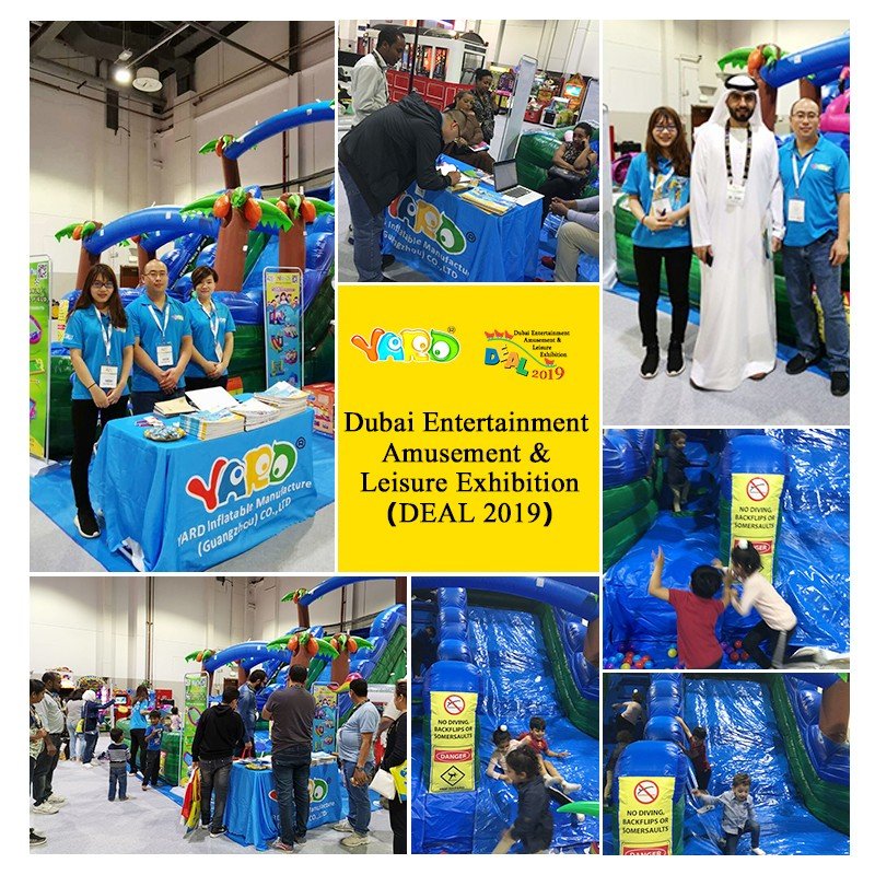 Commercial Grade Large Inflatable Water Slide Green Tobogan Inflatable Pool For Backyard Amusement - 9