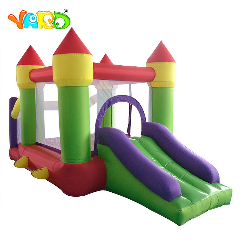 Kids Inflatable Bouncer Trampoline Outdoor Yard Castle With Slide Jumping Bounce House For Childrens Party Express - 3