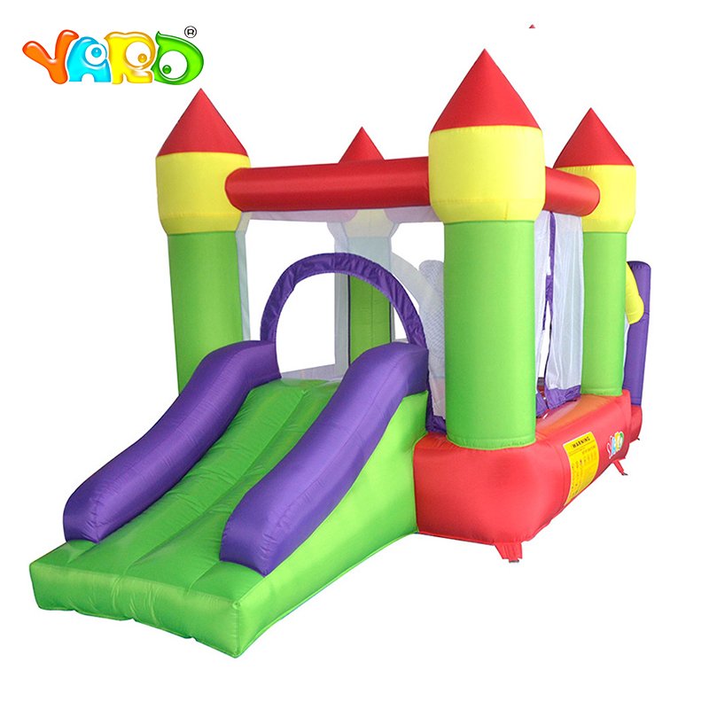 Kids Inflatable Bouncer Trampoline Outdoor Yard Castle With Slide Jumping Bounce House For Childrens Party Express - 5
