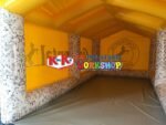 Yellow Inflatable Garage Tent Waterproof Family - 3