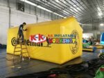 Yellow Inflatable Garage Tent Waterproof Family - 4
