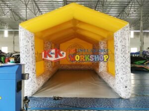Yellow Inflatable Garage Tent Waterproof Family - 2