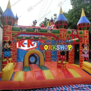 R Selling Large Inflatable Bouncer Slide Air Game Castle Jump - 2