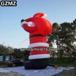 Christmas Inflatable Giant Santa Claus Holding Gifts Bag For Party Decoration Father Old Man - 4