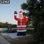 Christmas Inflatable Giant Santa Claus Holding Gifts Bag For Party Decoration Father Old Man - 5