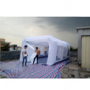 Portable Used Spray Booth For Inflatable Retractable Paint Made By Pvc & Oxford