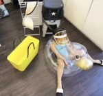 Duck Transparent Swim Ring For Baby Ins Inflatable Summer Raft Swimming Ride-on Float Bathing Toys Water Pool Tube - 2