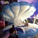 8 2ft Inflatable Big Seashell Air Blown Clam Shell Display - Toy - 3