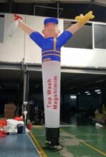 4m-13ft High Inflatable Dancer Man Outdoor Advertising Car Wash Cartoon