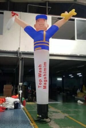 4m-13ft High Inflatable Dancer Man Outdoor Advertising Car Wash Cartoon