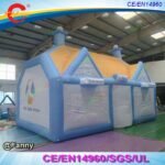 To Door 10x5m Backyard Inflatable Pub Huts At Outdoor Party Portable Bar House Irish - 3