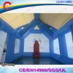 To Door 10x5m Backyard Inflatable Pub Huts At Outdoor Party Portable Bar House Irish - 5