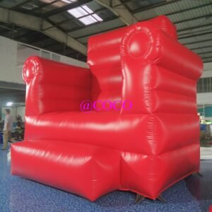 To Door Hot King Throne Inflatable Chair Giant Bouncer For Party - 2