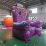 To Door Custom Advertising Giant Inflatable King Throne Pvc Chair For - 3