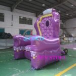 To Door Custom Advertising Giant Inflatable King Throne Pvc Chair For - 2