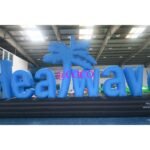 To Door Customized Outdoor Giant Inflatable Billboard Advertising Promotion Attractive Letter Logo Sign Balloon - 2