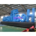 To Door Customized Outdoor Giant Inflatable Billboard Advertising Promotion Attractive Letter Logo Sign Balloon - 4
