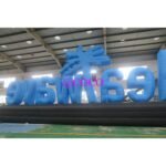 To Door Customized Outdoor Giant Inflatable Billboard Advertising Promotion Attractive Letter Logo Sign Balloon - 5
