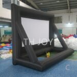 To Door Outdoor Party Inflatable Movie Screen Portable Front & Rear Projection For - 4