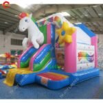 Air Horse Inflatable Bouncer Castle With Slide For Beautiful Bouncy Jumping House Kids - 6