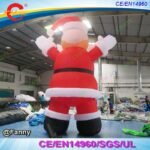 4m 6m 8m Giant Outdoor X-mas Decoration Inflatable Father Old Man Santa Claus - 3