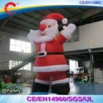 4m 6m 8m Giant Outdoor X-mas Decoration Inflatable Father Old Man Santa Claus - 2