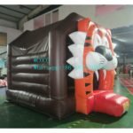 By Air To Door 4x3x3m Children Bouncy Inflatables Cartoon Animal Inflatable Houses - 3