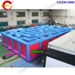 Door 8x12m Gaint Inflatable Maze Tag For Outdoor Carnival Arena Game Kids And Adults - 2
