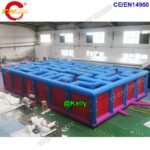 Door 8x12m Gaint Inflatable Maze Tag For Outdoor Carnival Arena Game Kids And Adults - 4
