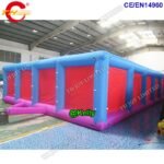 Door 8x12m Gaint Inflatable Maze Tag For Outdoor Carnival Arena Game Kids And Adults - 6