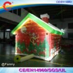 Door Led Light Giant Inflatable Christmas House For Commercial Santa Grotto - 5