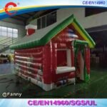 Door Led Light Giant Inflatable Christmas House For Commercial Santa Grotto - 6
