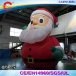 Door Outdoor 8m High Giant Inflatable Santa For Big Claus Father Cartoon Christmas - 3