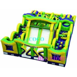 Sea To Port Outdoor Giant Camp Adult Kids Sports Game Commercial Inflatable Obstacle Course