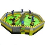 Sea To Port 8person Mechanical Pvc Inflatable Obstacle Games Multiplayer Game Wipeout