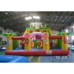 To Sea Port 10x4m Commercial Jungle Inflatable Slide Good Quality Animal Zoo Bouncy For Kids - 3
