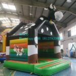 To Door 4x4x3 5m Cow Bouncy Castle Inflatable Bounce House With Roof - 4