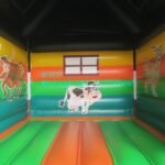 To Door 4x4x3 5m Cow Bouncy Castle Inflatable Bounce House With Roof - 6
