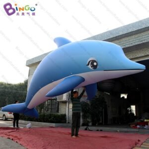 6m Air Tight Giant Inflatable Dolphin 20ft Sealed -inflatable Toy - 2