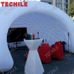 Air Dome Inflatable Luna Tent With Led Lighting Shell Shaped Bar For Events Party - 4