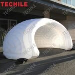 Air Dome Inflatable Luna Tent With Led Lighting Shell Shaped Bar For Events Party - 6