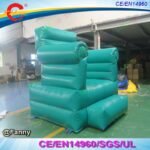 Green Color Inflatable Throne Chair For Children Party Events Photo Shooting Giant - 3