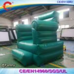 Green Color Inflatable Throne Chair For Children Party Events Photo Shooting Giant - 5