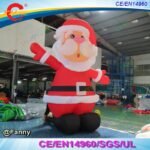 To Door 4m 6m 8m Design Giant Inflatable Santa Claus Outdoor Standing Christmas Old Man - 3